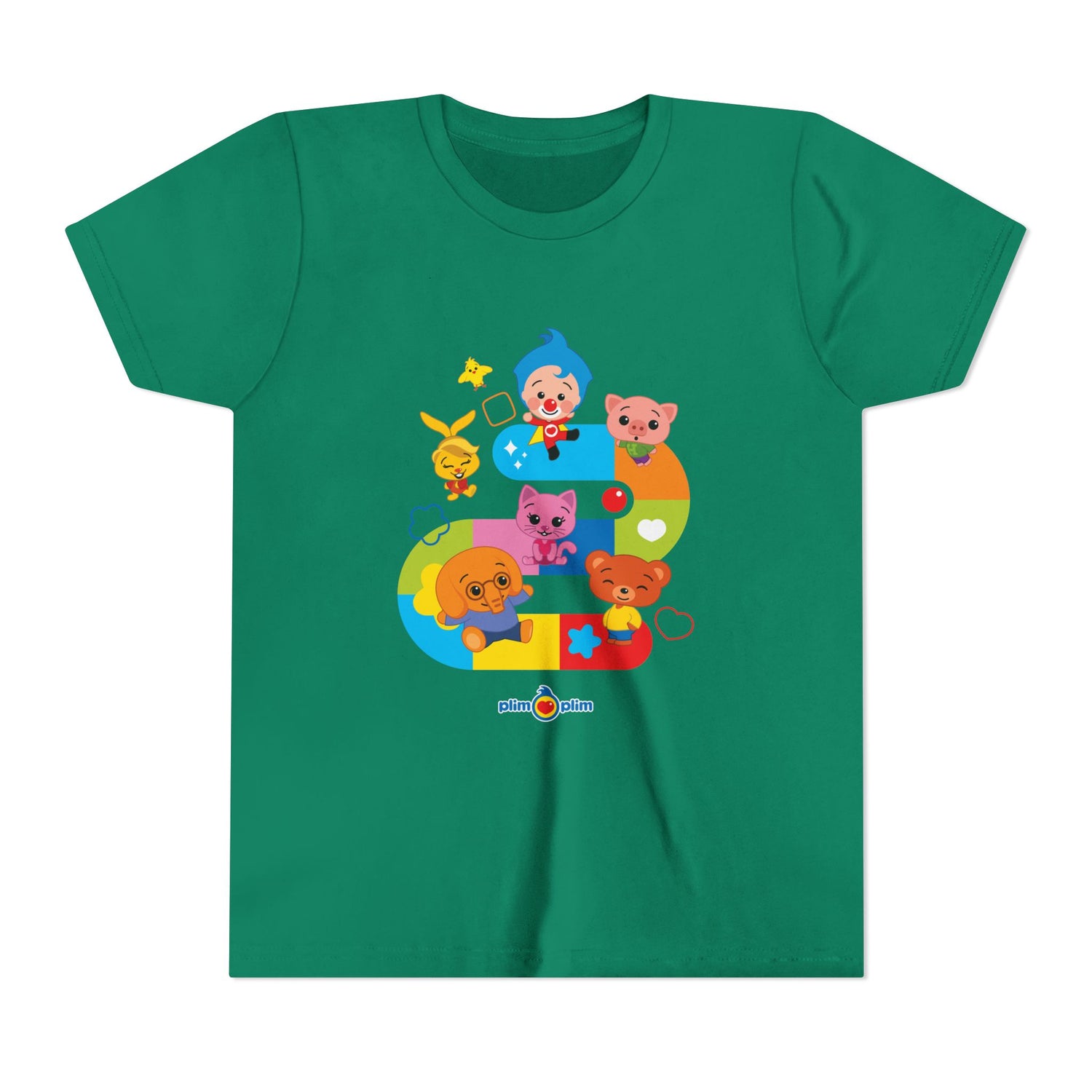 Plim Plim Camiseta Juvenil de Manga Corta Juego
