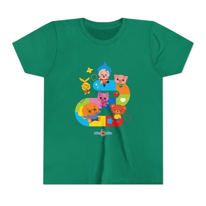 Plim Plim Camiseta Juvenil de Manga Corta Juego