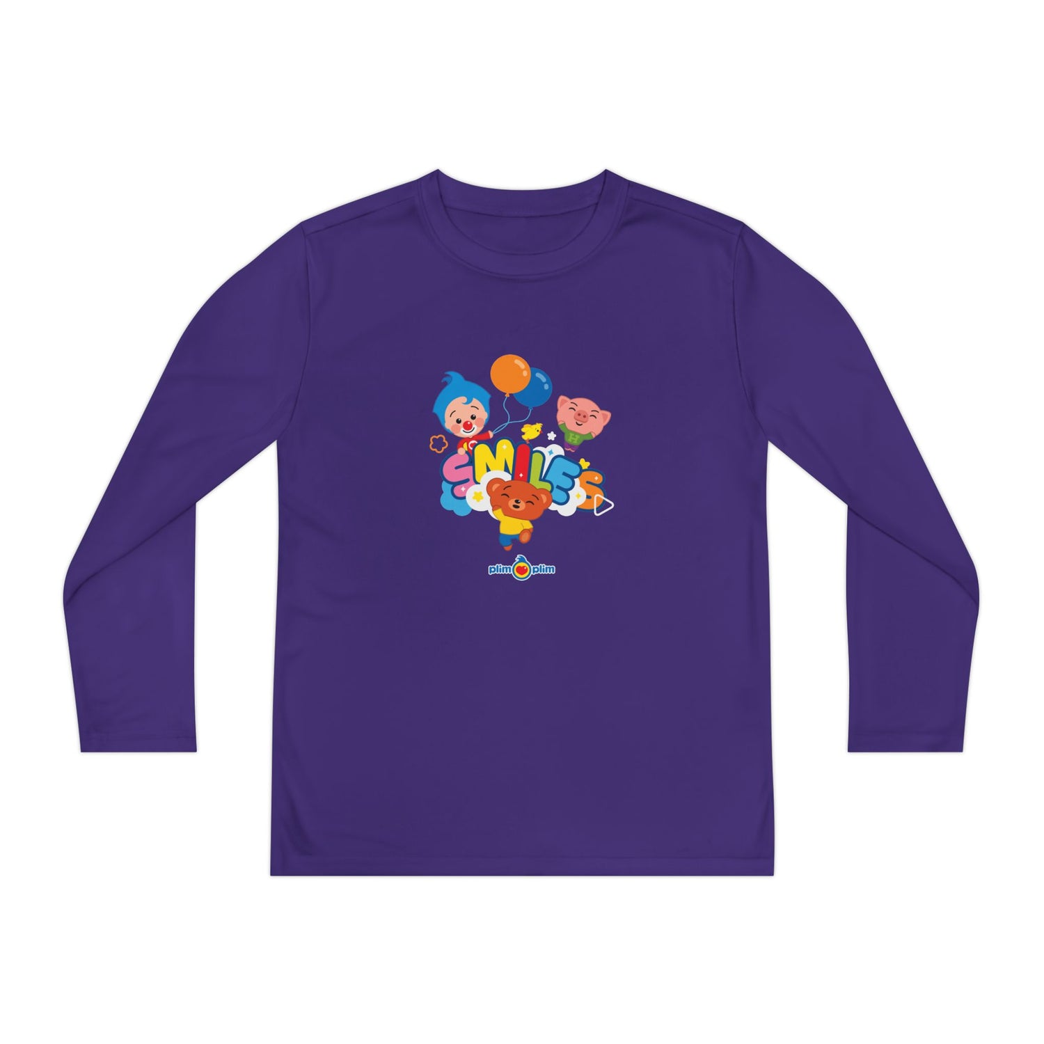 Plim Plim Camiseta Juvenil Manga Larga Smiles