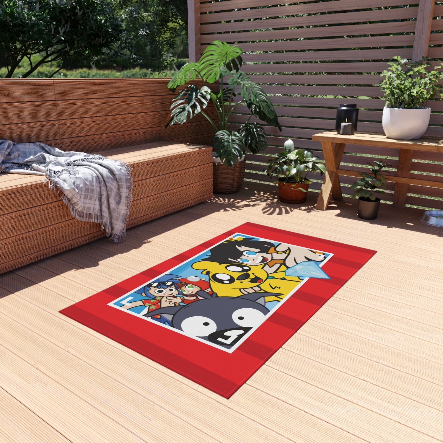 Mikecrack Outdoor Rug