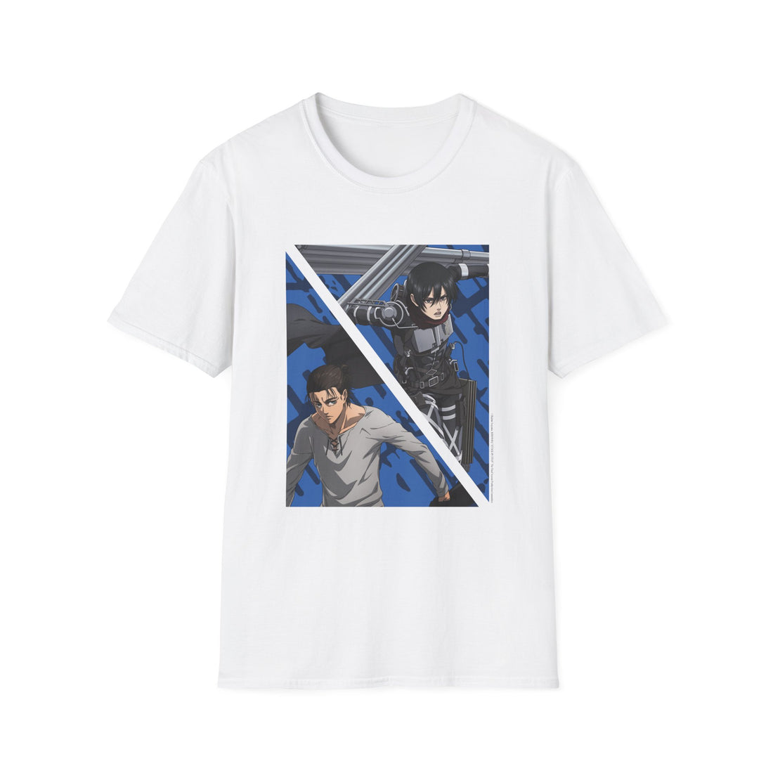 Attack on Titan Final Season - "Eren Jeager &amp; Mikasa Ackerman" T-shirt – official Attack on Titan licensed merch (view 3)