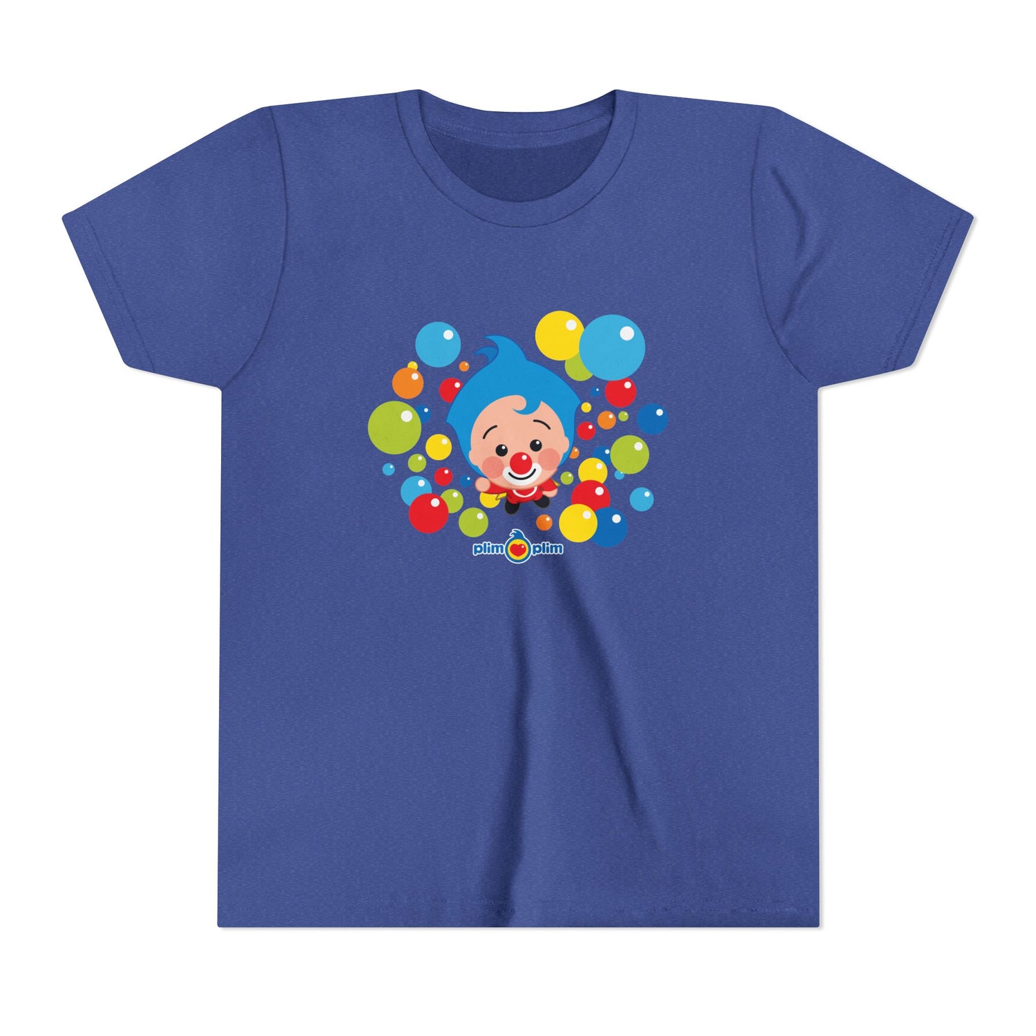 Plim Plim Camiseta Juvenil de Manga Corta Burbujas