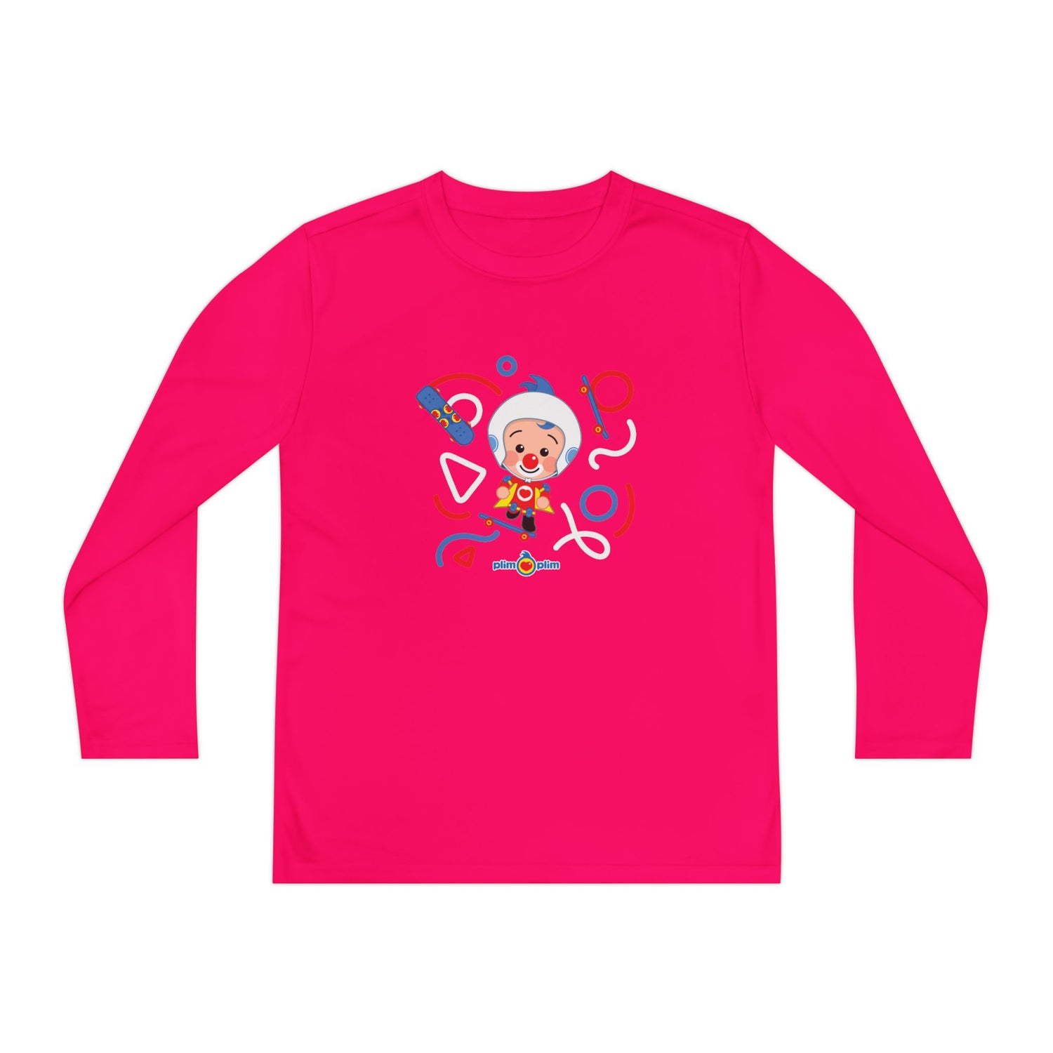 Plim Plim Camiseta Juvenil Manga Larga Patineta