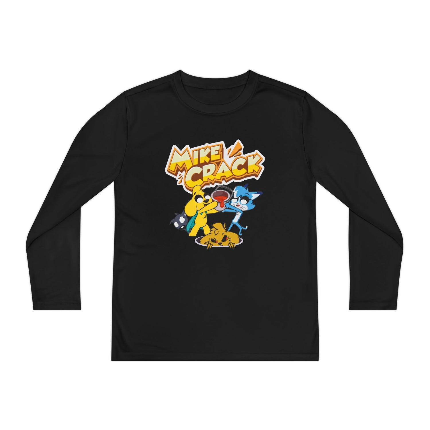 Camiseta deportiva juvenil de manga larga Mikecrack 
