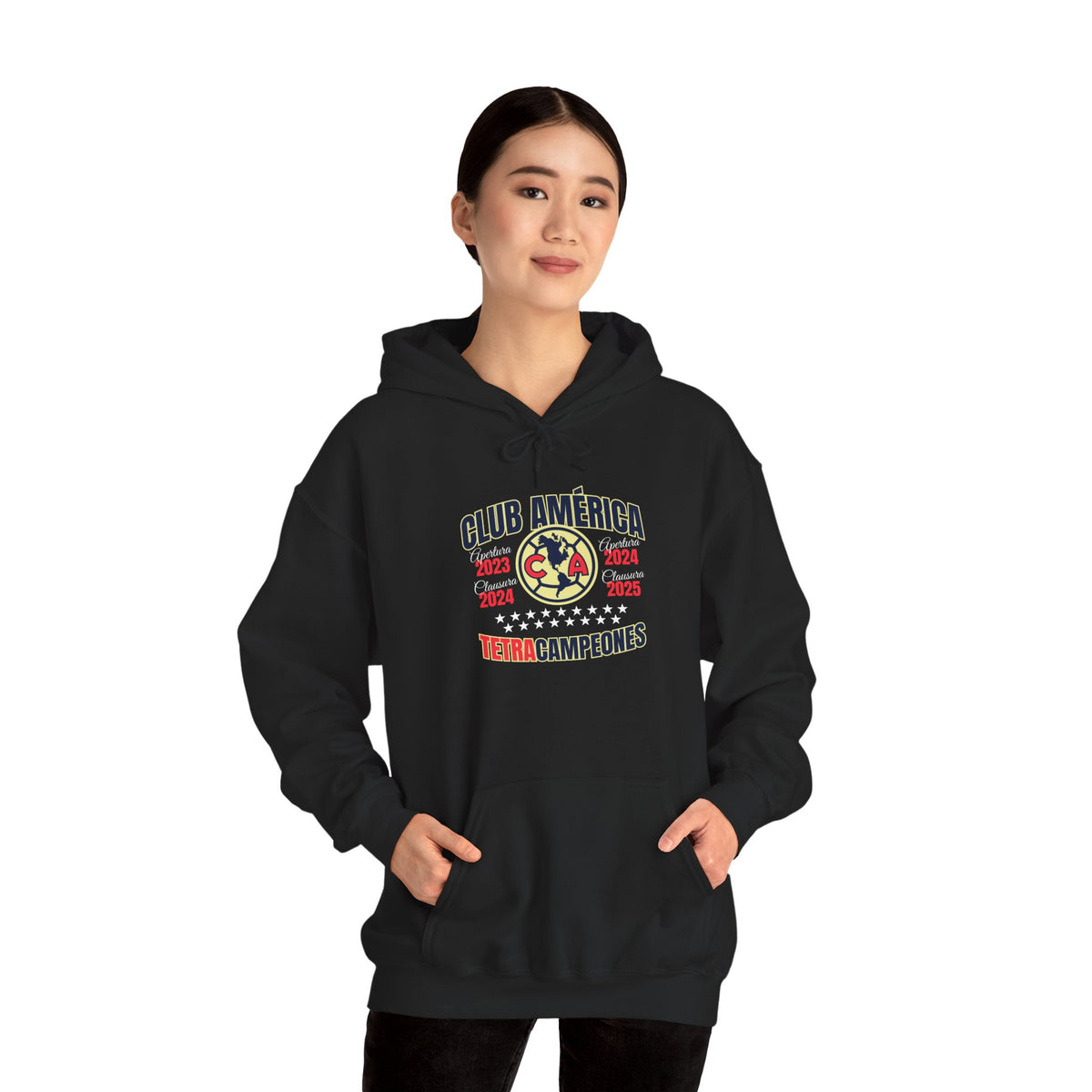Club América Tetracampeones – Unisex Hoodie – official Club América licensed merch