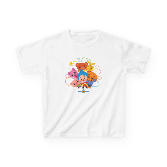 Plim Plim Camiseta para Niños de Algodón Grueso Amigos