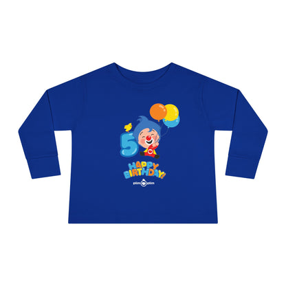 Plim Plim Camiseta Manga Larga de Niños Cumple 5
