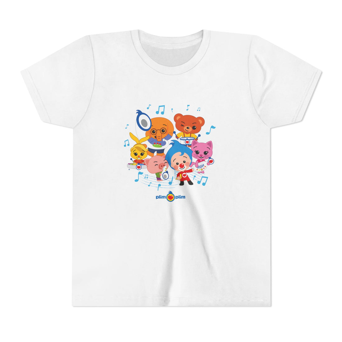 Plim Plim Camiseta Juvenil de Manga Corta Orquesta
