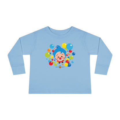Plim Plim Camiseta Manga Larga de Niños Burbujas