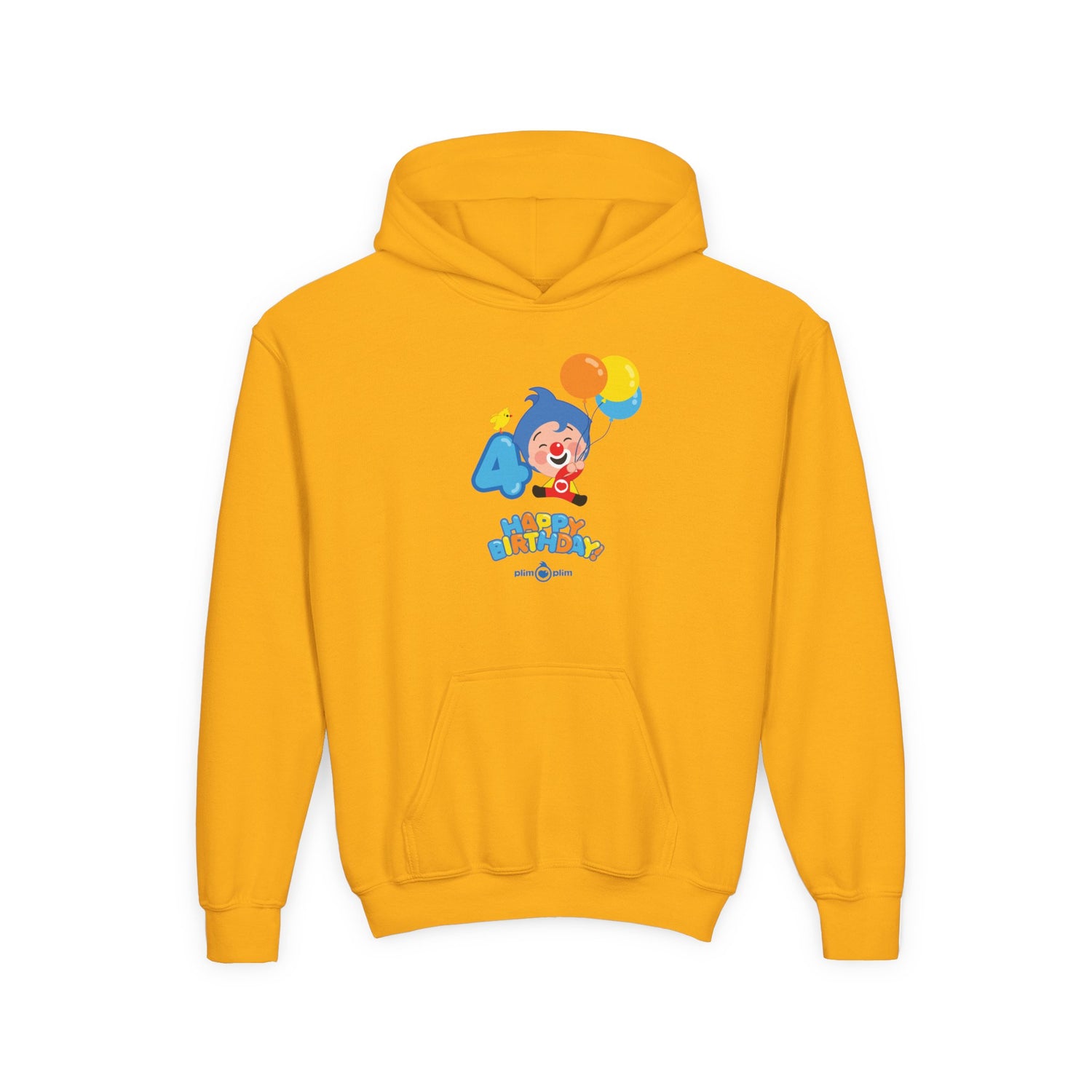 Plim Plim Sudadera de Niños con Capucha Cumple 4