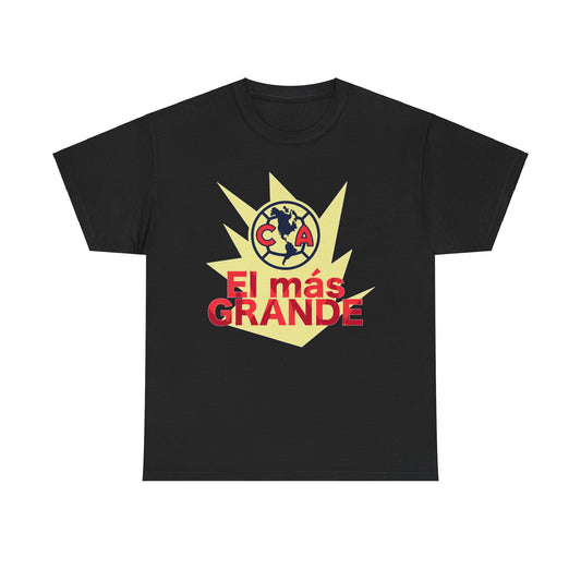 Club America Unisex Tee - El mas Grande (Negro y Azul)