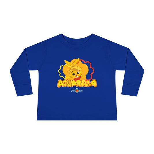 Plim Plim Camiseta Manga Larga de Niños Acuarella
