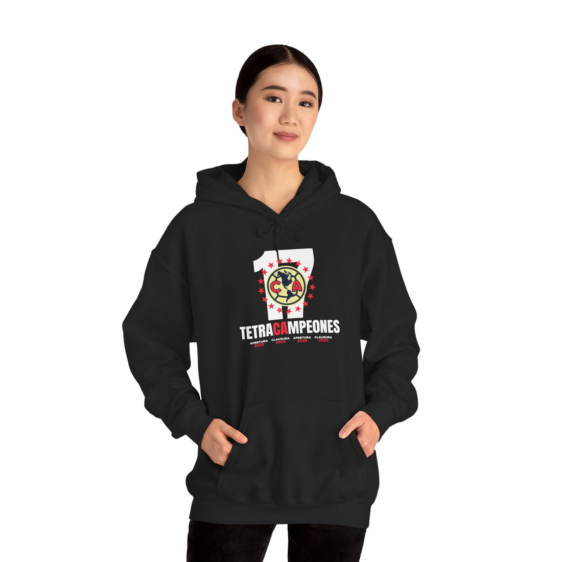 Club América — 17 four-time champion Unisex Heavy Blend™ Hooded Sweatshirt