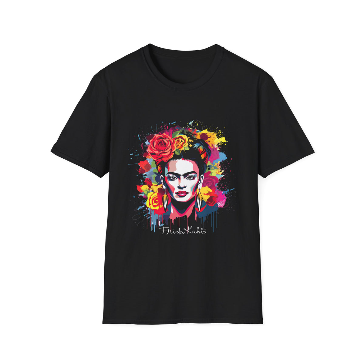 Frida Kahlo Colorful Unisex T-Shirt – official Frida Kahlo licensed merch (view 3)