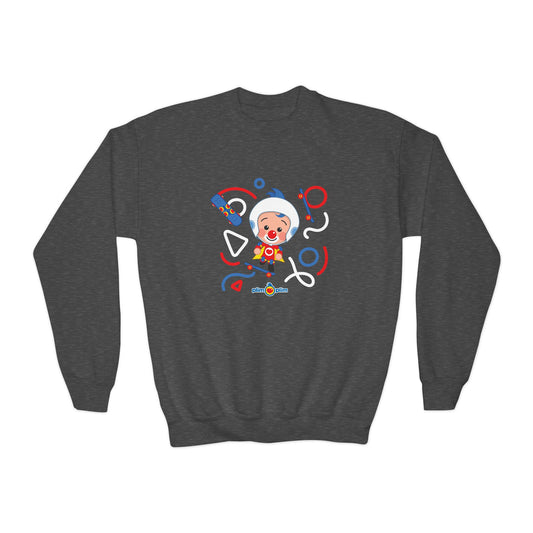 Plim Plim Sudadera Juvenil de Cuello Redondo Patineta
