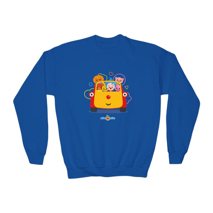 Plim Plim Sudadera Juvenil de Cuello Redondo Todos con Tuni