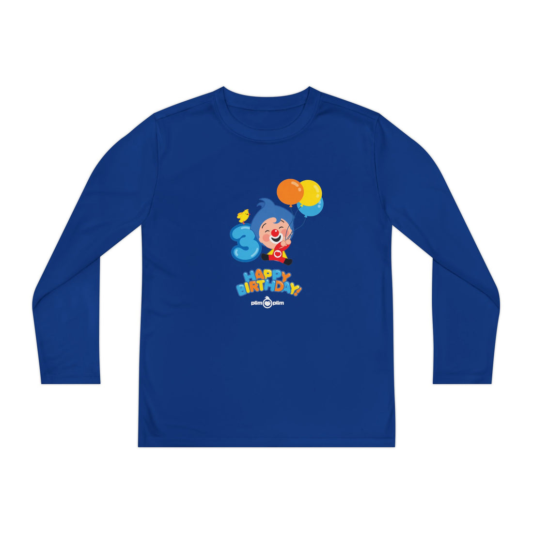 Plim Plim Camiseta Juvenil Manga Larga Cumple 3