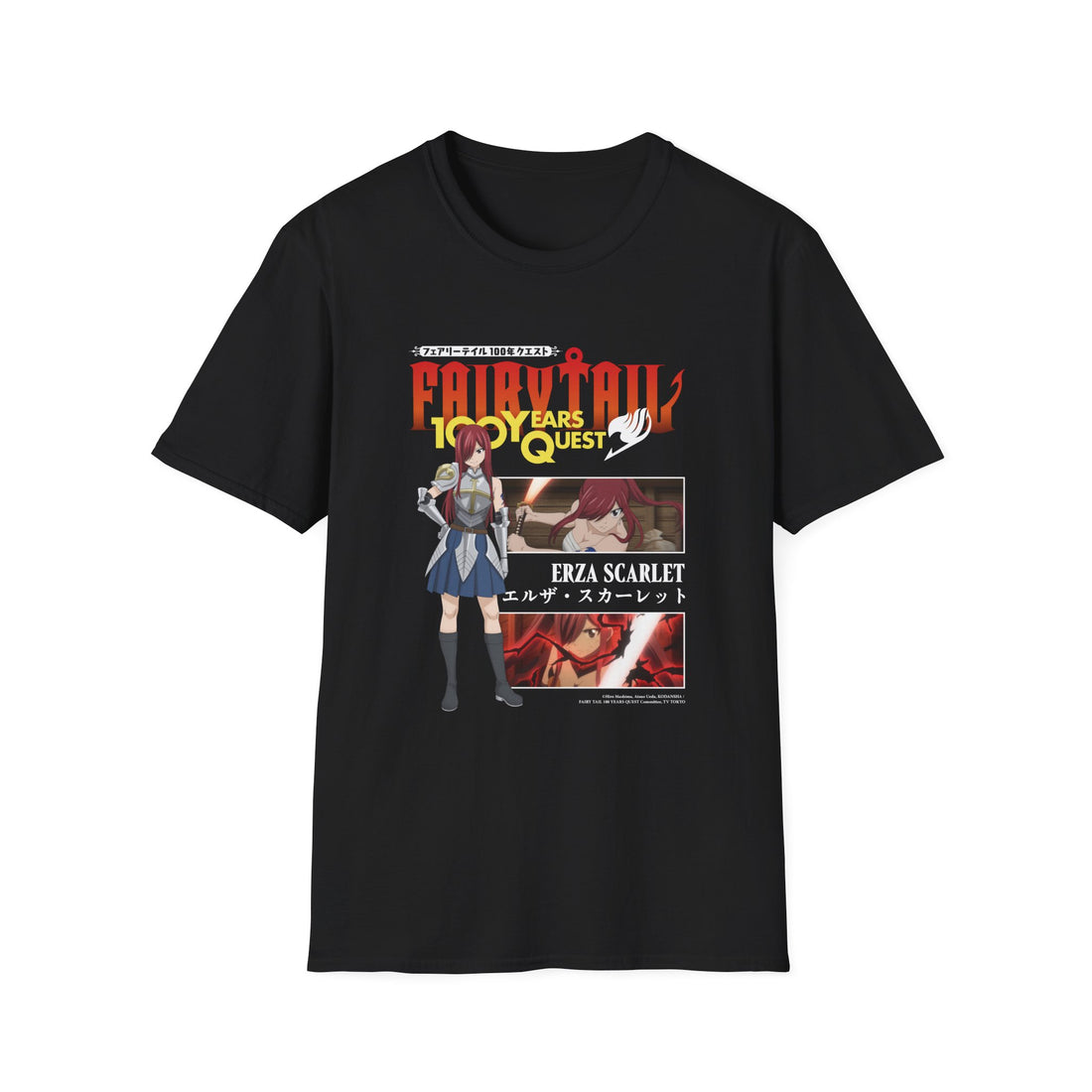 FAIRY TAIL 100 YEARS QUEST - "Erza Moments" T-shirt – official Fairy Tail licensed merch (view 3)