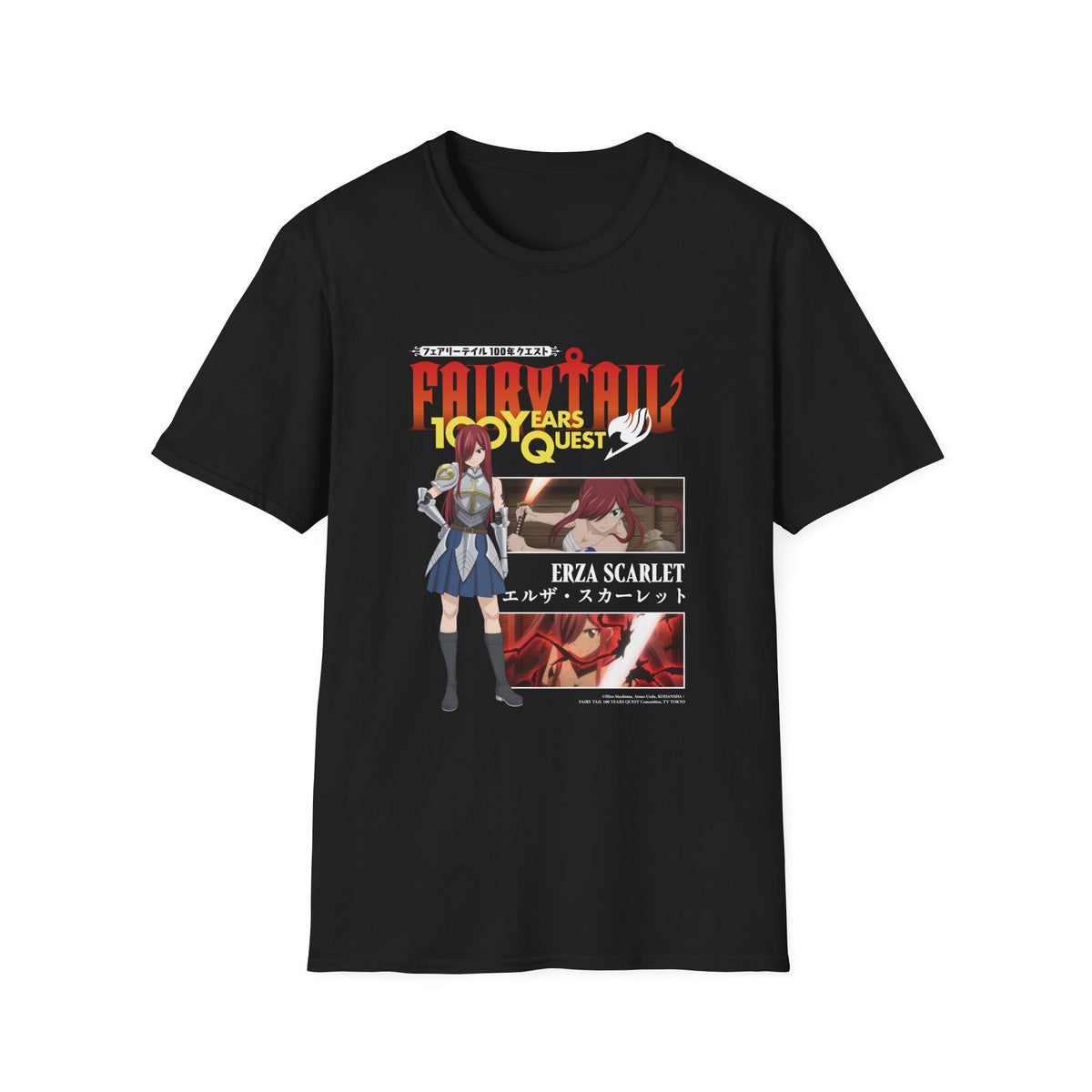 FAIRY TAIL 100 YEARS QUEST - "Erza Moments" T-shirt – official Fairy Tail licensed merch (view 3)