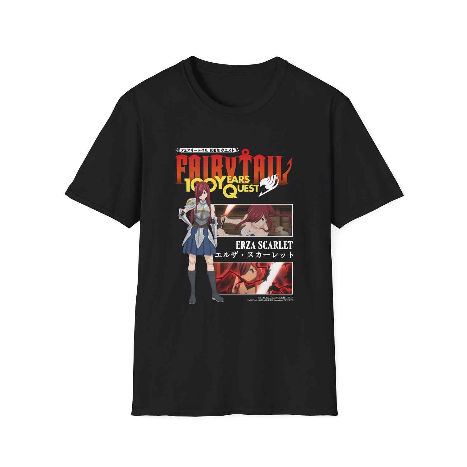 FAIRY TAIL 100 YEARS QUEST - "Erza Moments" T-shirt