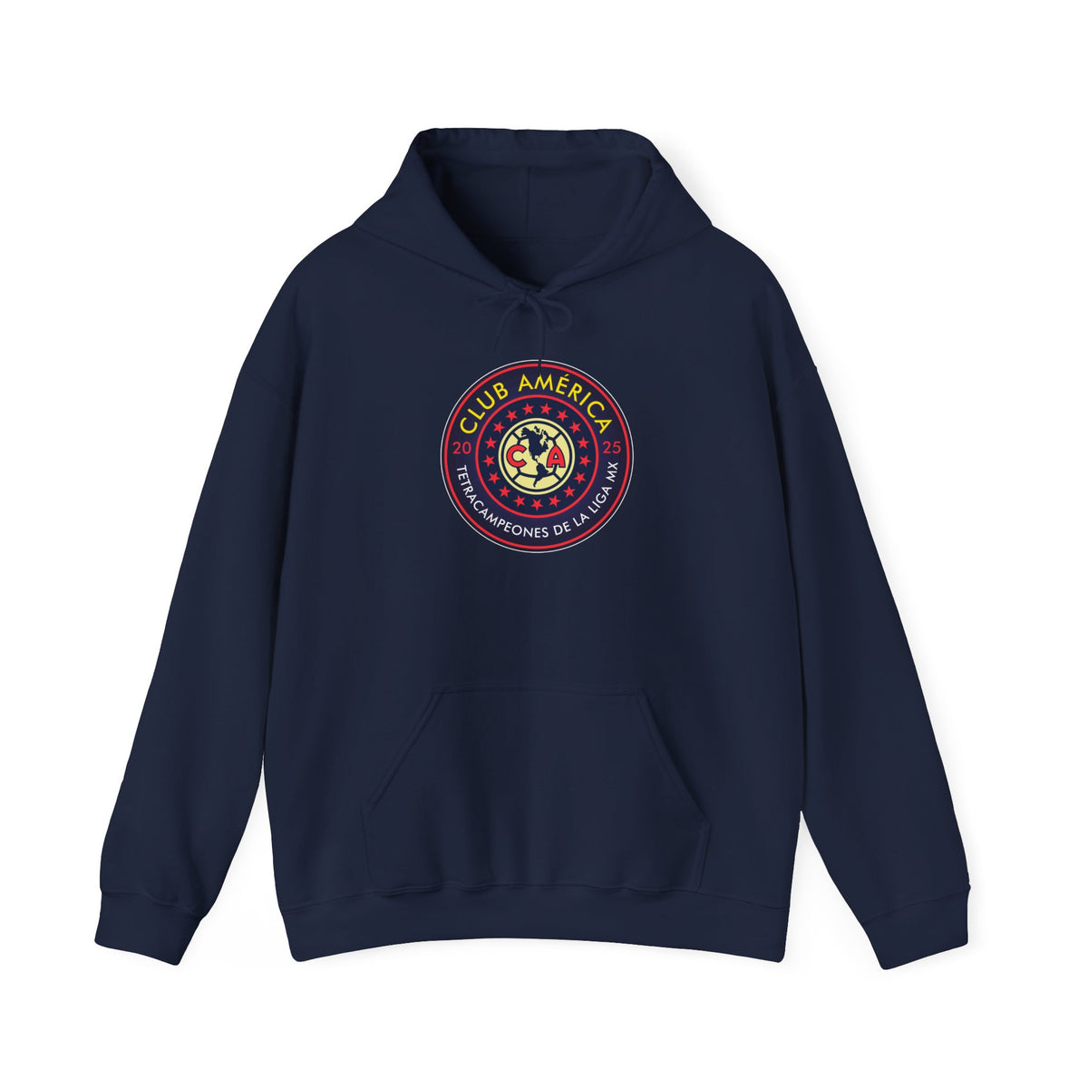 Club América — 17 four-time champion Unisex Heavy Blend™ Hooded Sweatshirt – official Club América licensed merch (view 3)
