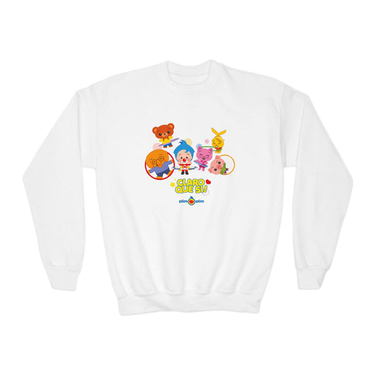 Plim Plim Sudadera Juvenil de Cuello Redondo Ula ula
