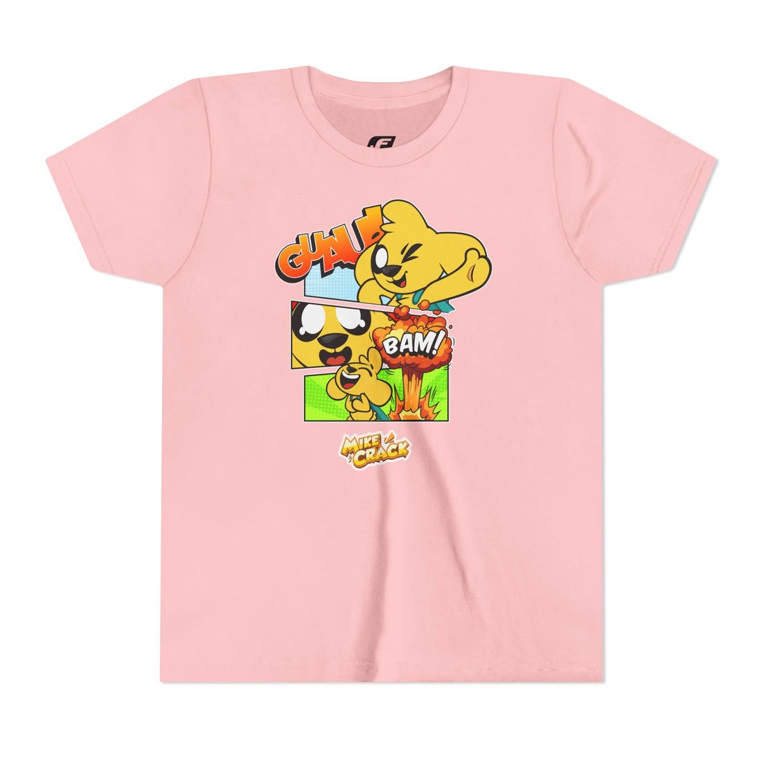 Camiseta de algodón juvenil Mikecrack 