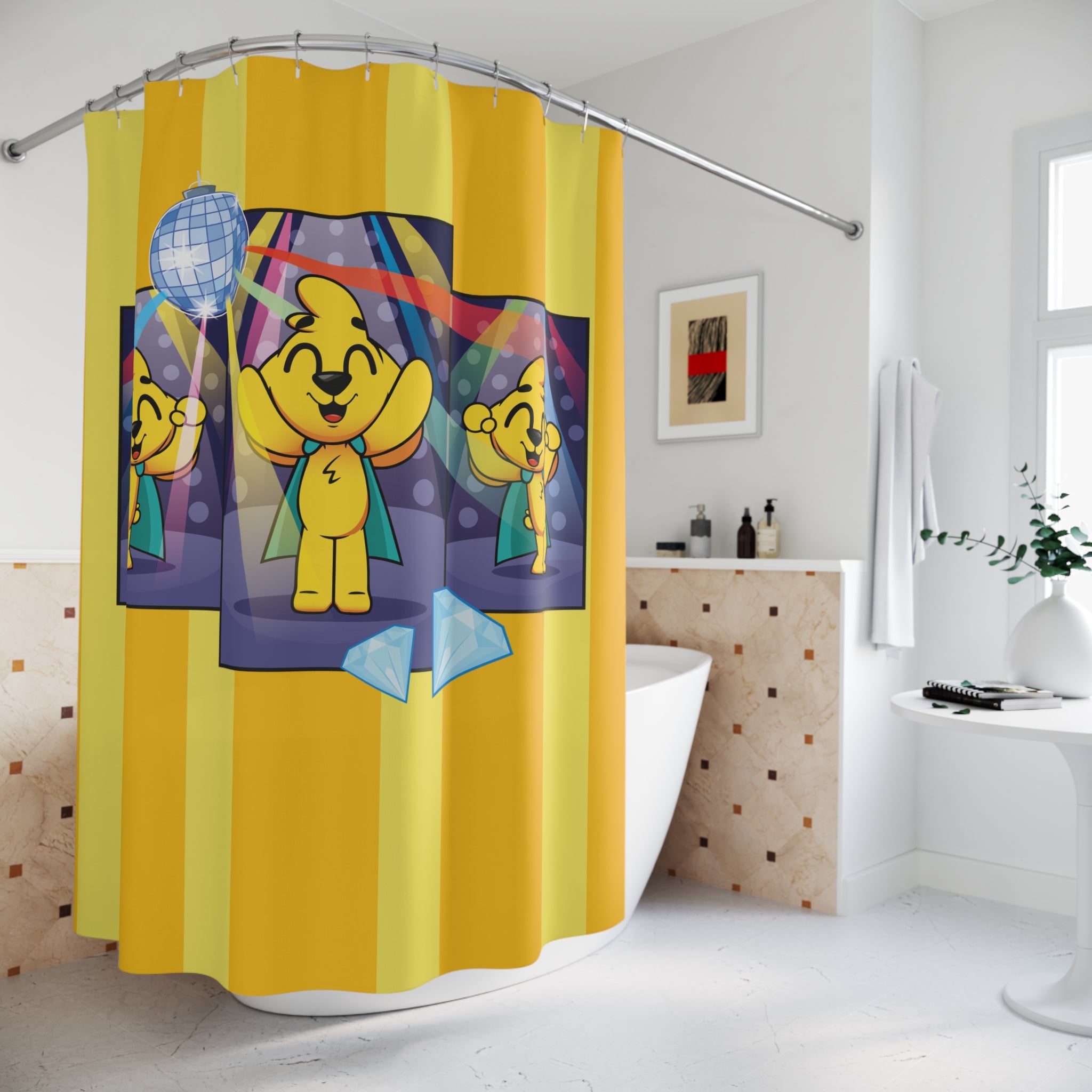 Mikecrack Shower Curtain