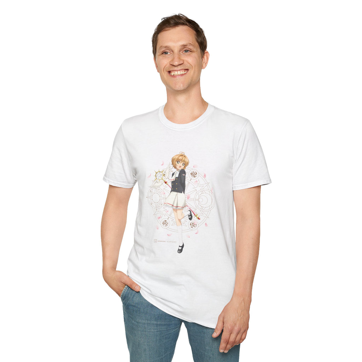 Cardcaptor Sakura: Clear Card - "Sakura in School Uniform A" T-shirt – official Cardcaptor Sakura licensed merch