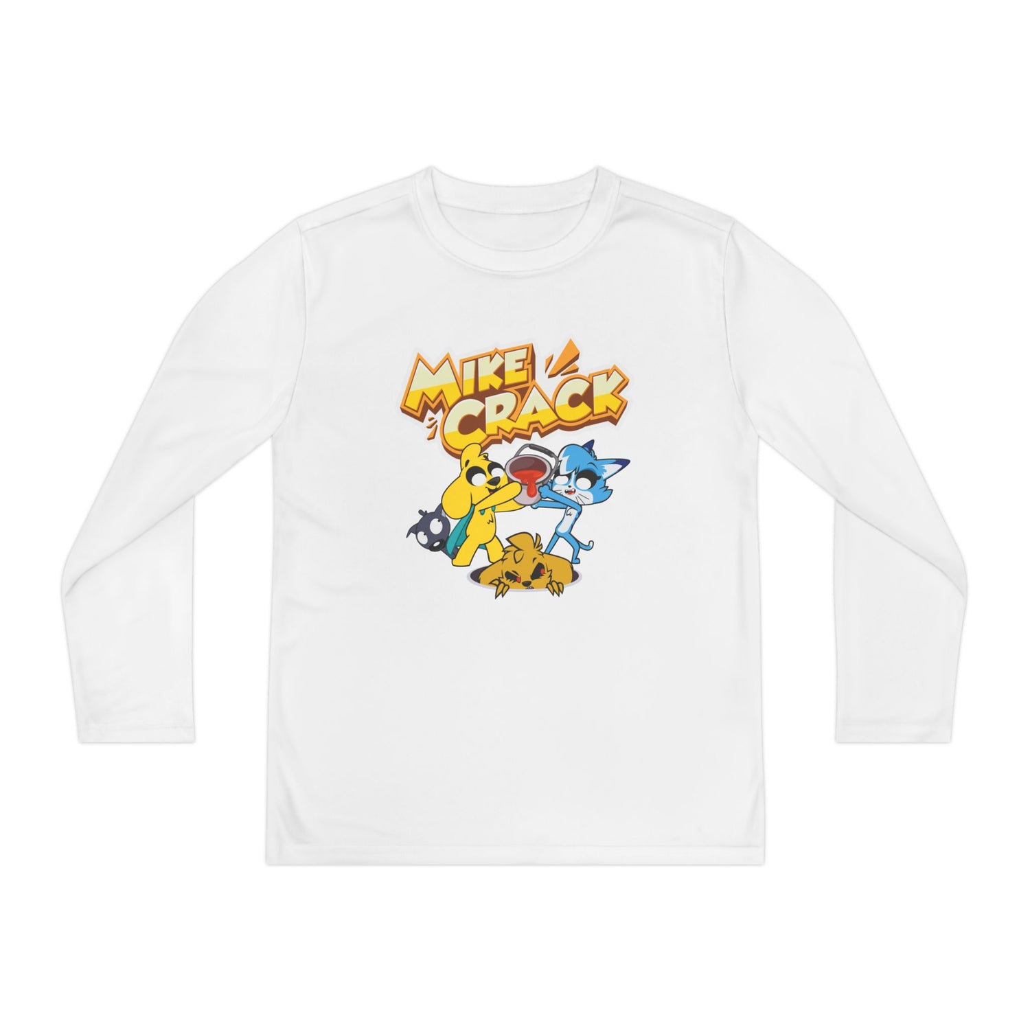 Camiseta deportiva juvenil de manga larga Mikecrack 