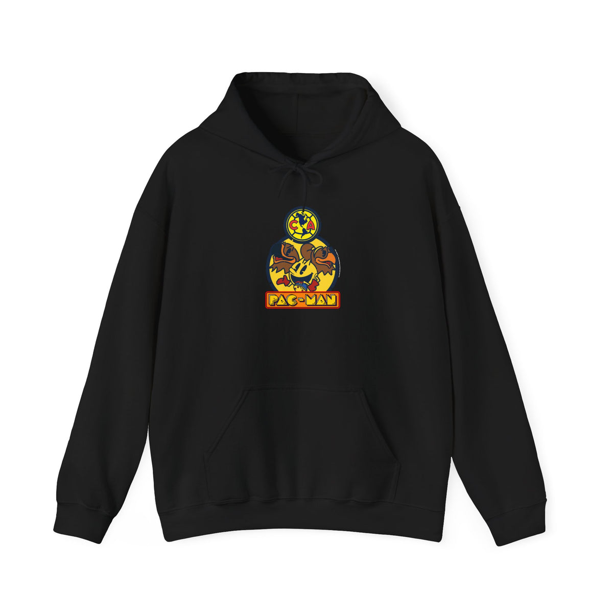 Club América x PAC-MAN - Hooded Sweatshirt – official Club América x PAC-MAN licensed merch (view 4)