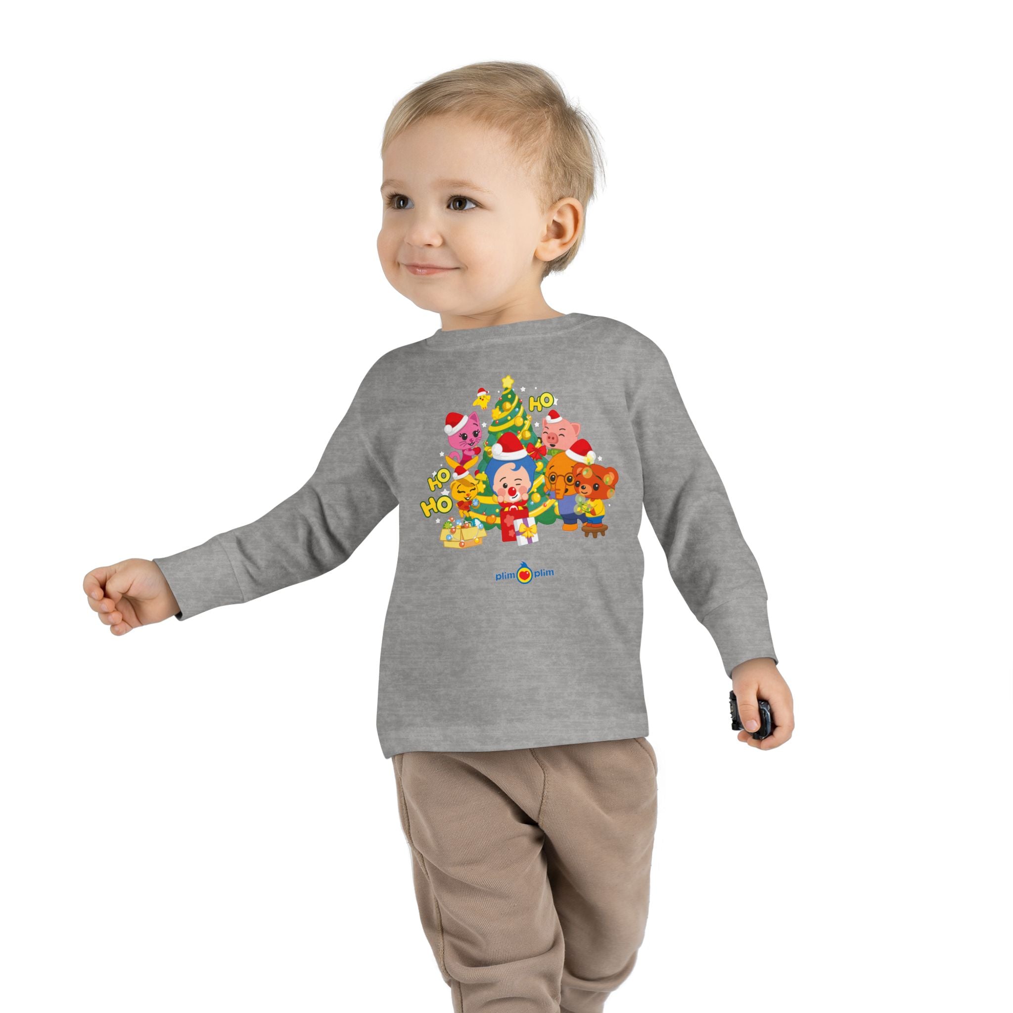 Toddler Christmas Family Long Sleeve Tee - Plim Plim Collection