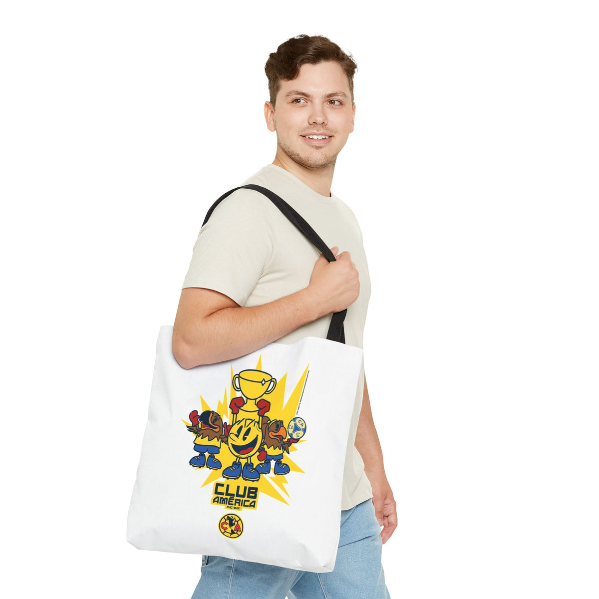 Club América x PAC-MAN - Tote Bag – official Club América x PAC-MAN licensed merch (view 3)