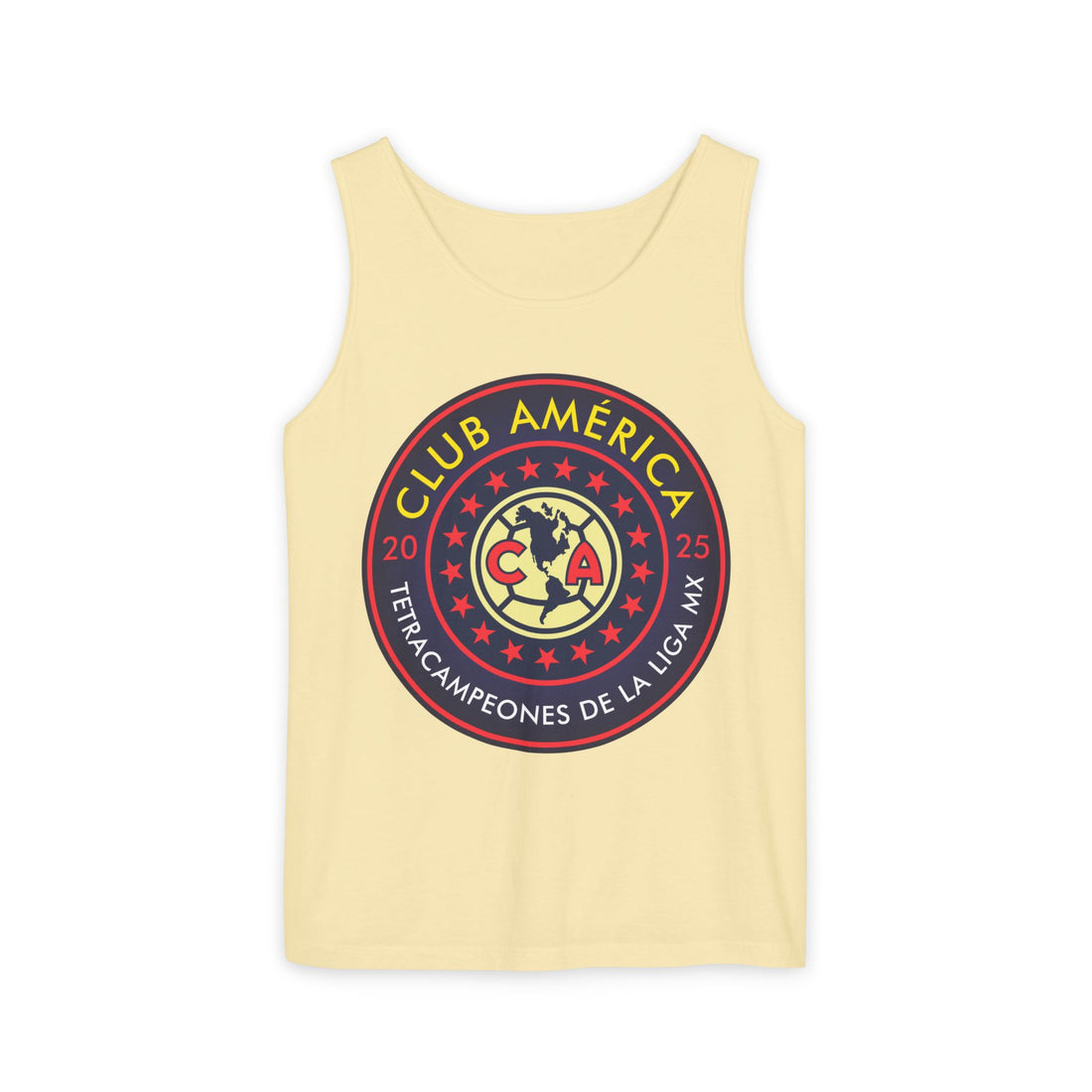 Club América Tetracampeones Tank Top Collection - Unisex Garment-Dyed Shirt