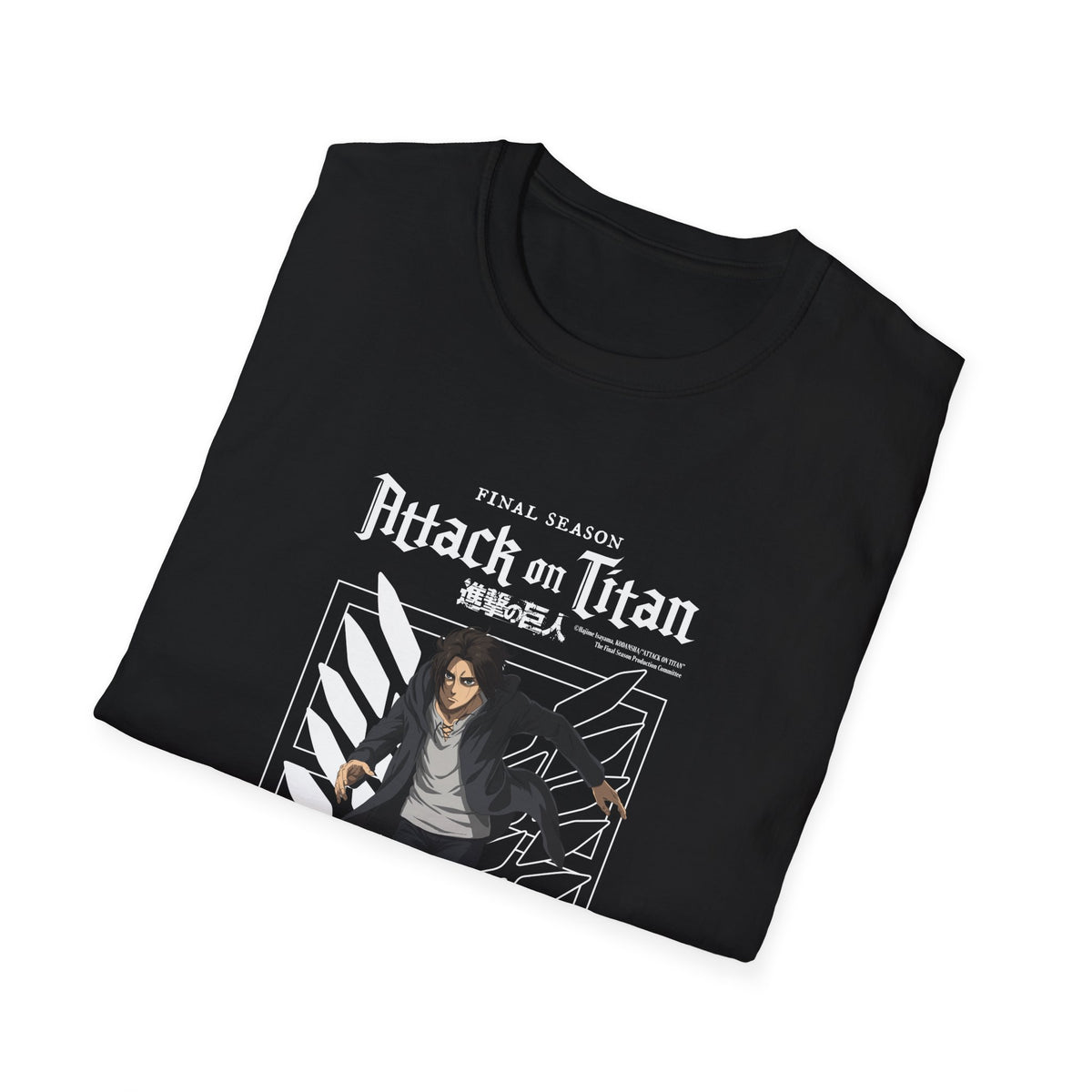 Attack on Titan Final Season - "Eren Jeager" T-shirt – official Attack on Titan licensed merch (view 2)