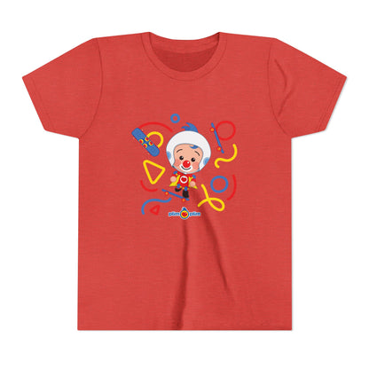 Plim Plim Camiseta Juvenil de Manga Corta Patineta