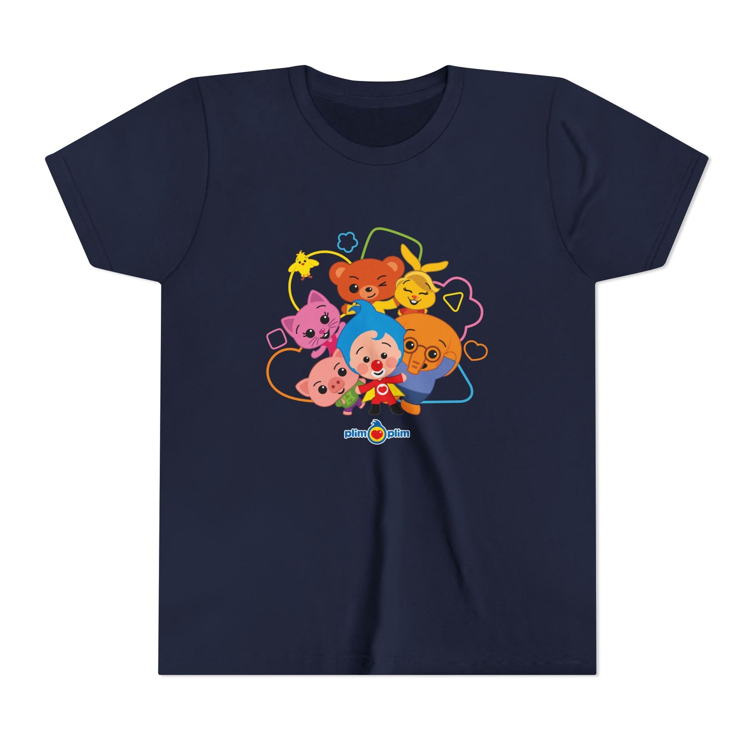 Plim Plim Camiseta Juvenil de Manga Corta Amigos