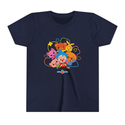 Plim Plim Camiseta Juvenil de Manga Corta Amigos