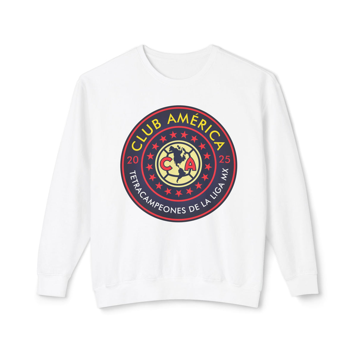 Club América — 17 four-time champion Unisex Lightweight Crewneck Sweatshirt