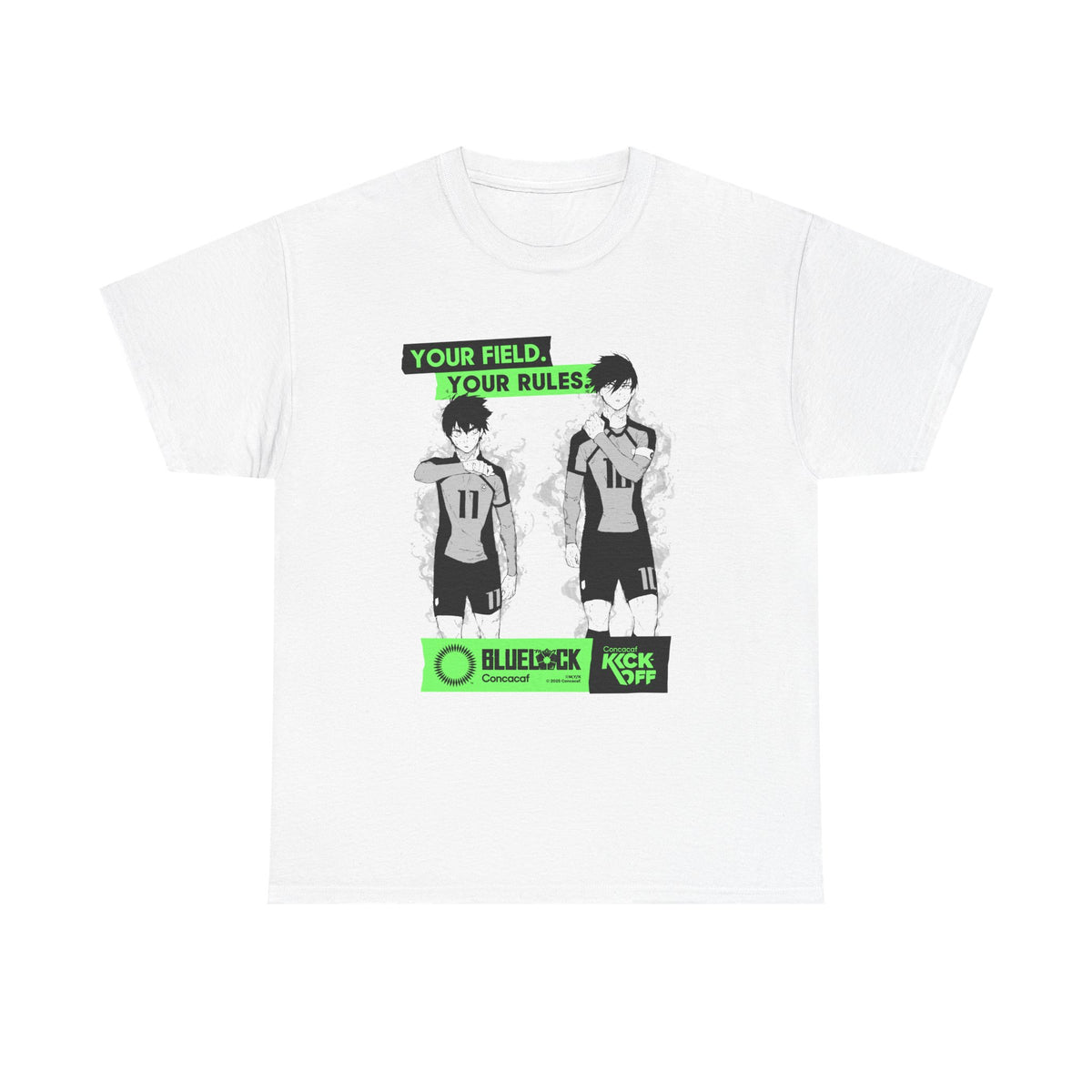 Concacaf x BLUE LOCK - Isagi & Rin in Kick-Off Tee – Where Soccer Meets Anime! – official Blue Lock x Concacaf licensed merch
