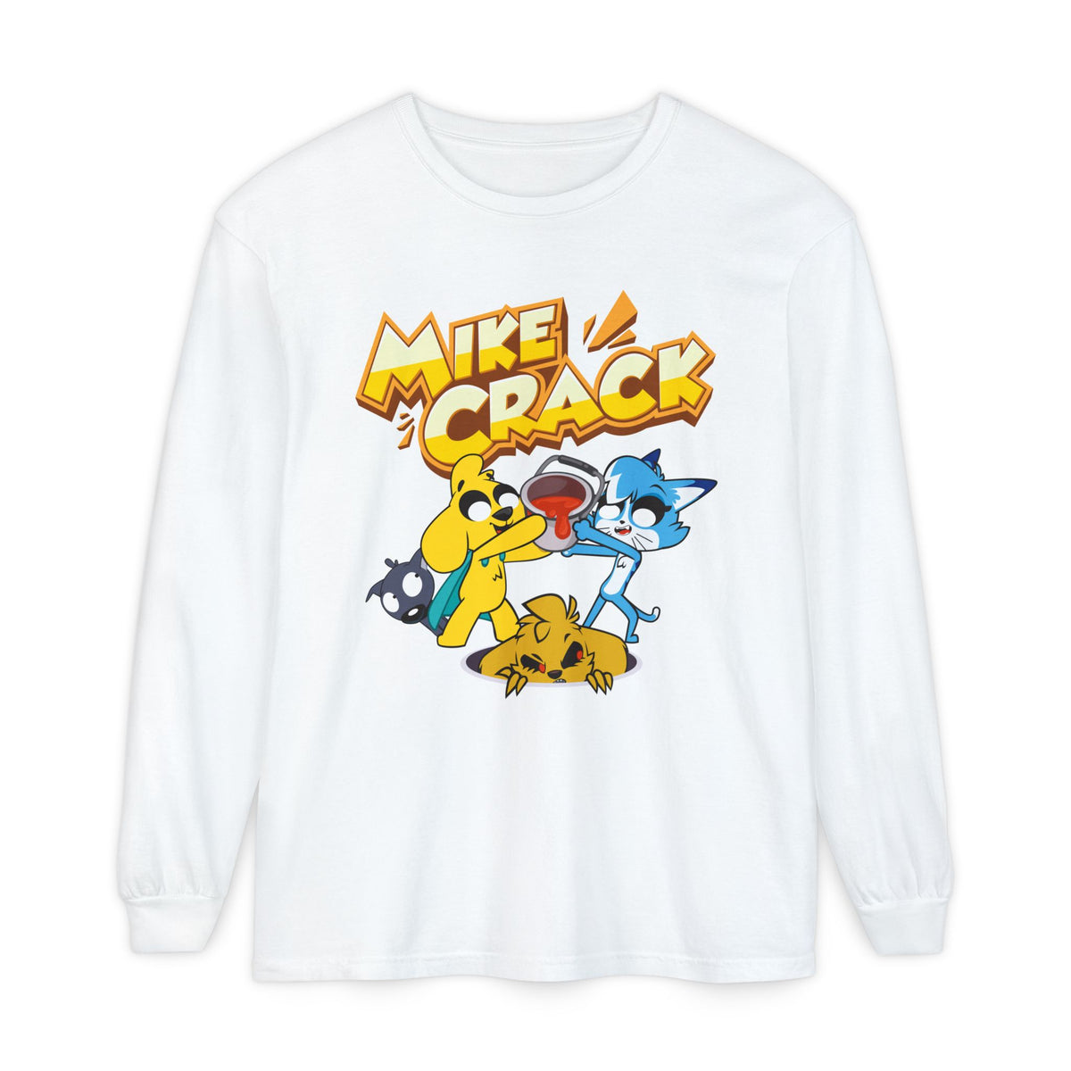 Mikecrack - Playera unisex manga larga