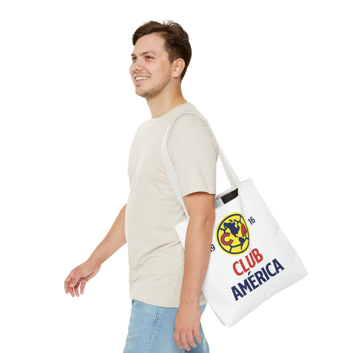 Club América Tote Bag - Retro Mexican Soccer Fan Collection – official Club América licensed merch (view 6)