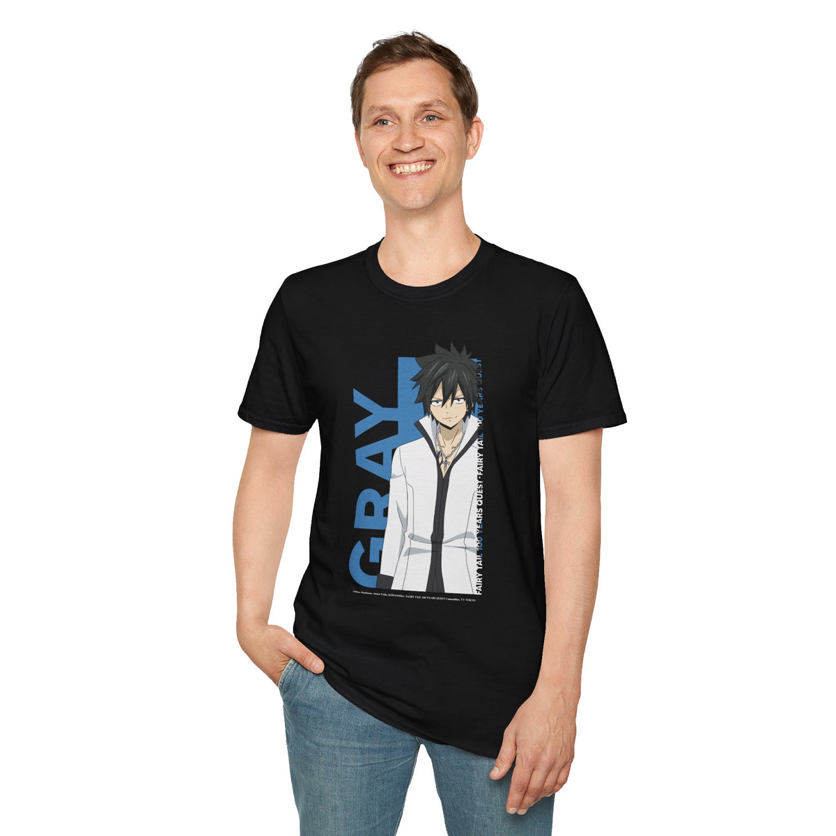 FAIRY TAIL 100 YEARS QUEST - "New Gray" T-shirt – official Fairy Tail licensed merch
