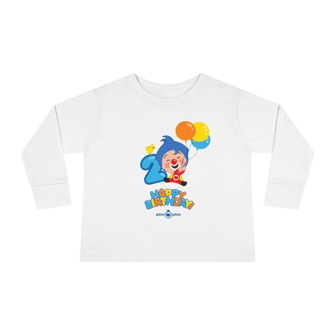 Plim Plim Camiseta Manga Larga de Niños Cumple 2