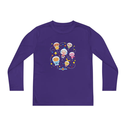 Plim Plim Camiseta Juvenil Manga Larga Astronautas