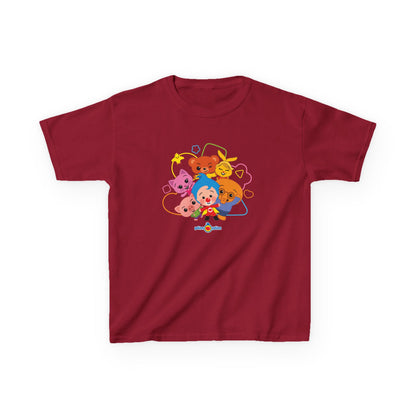 Plim Plim Camiseta para Niños de Algodón Grueso Amigos