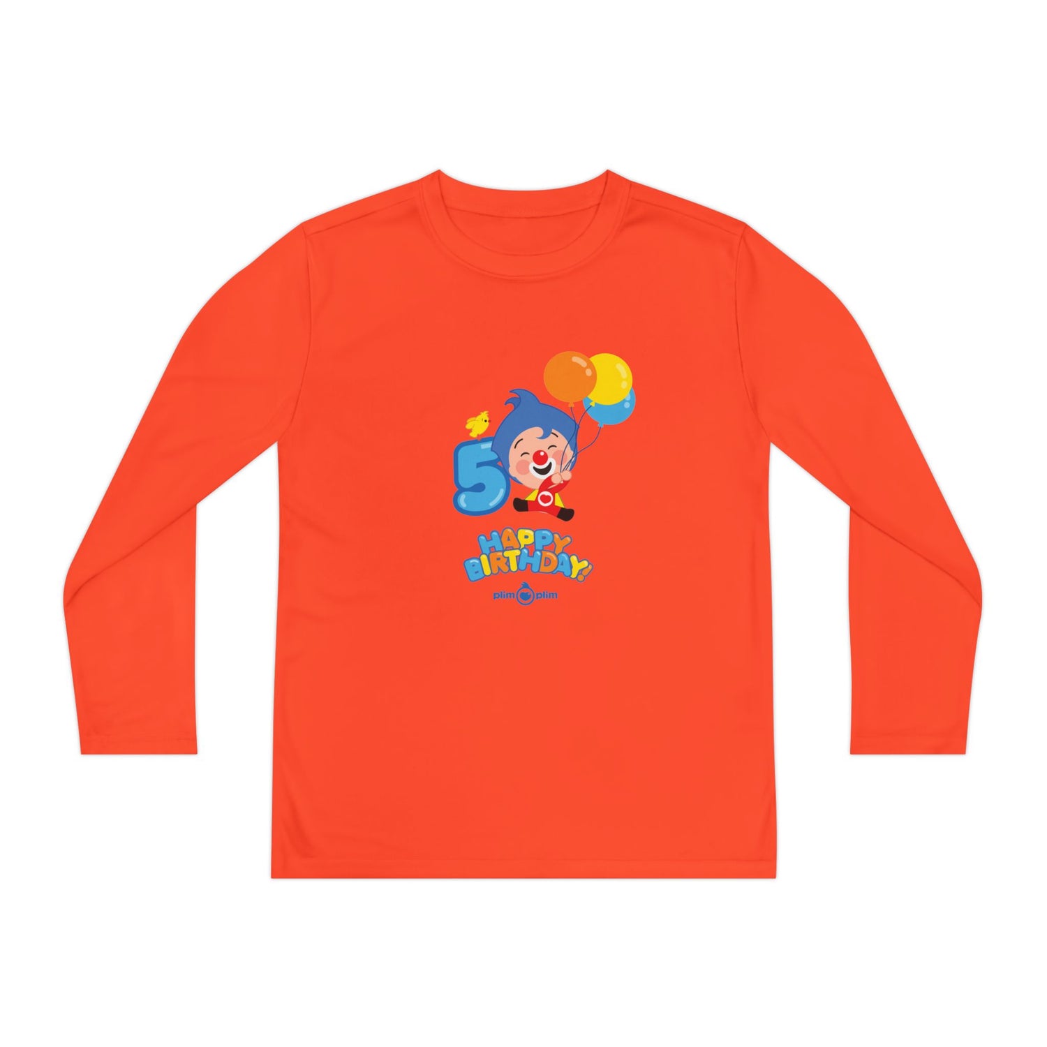 Plim Plim Camiseta Juvenil Manga Larga Cumple 5