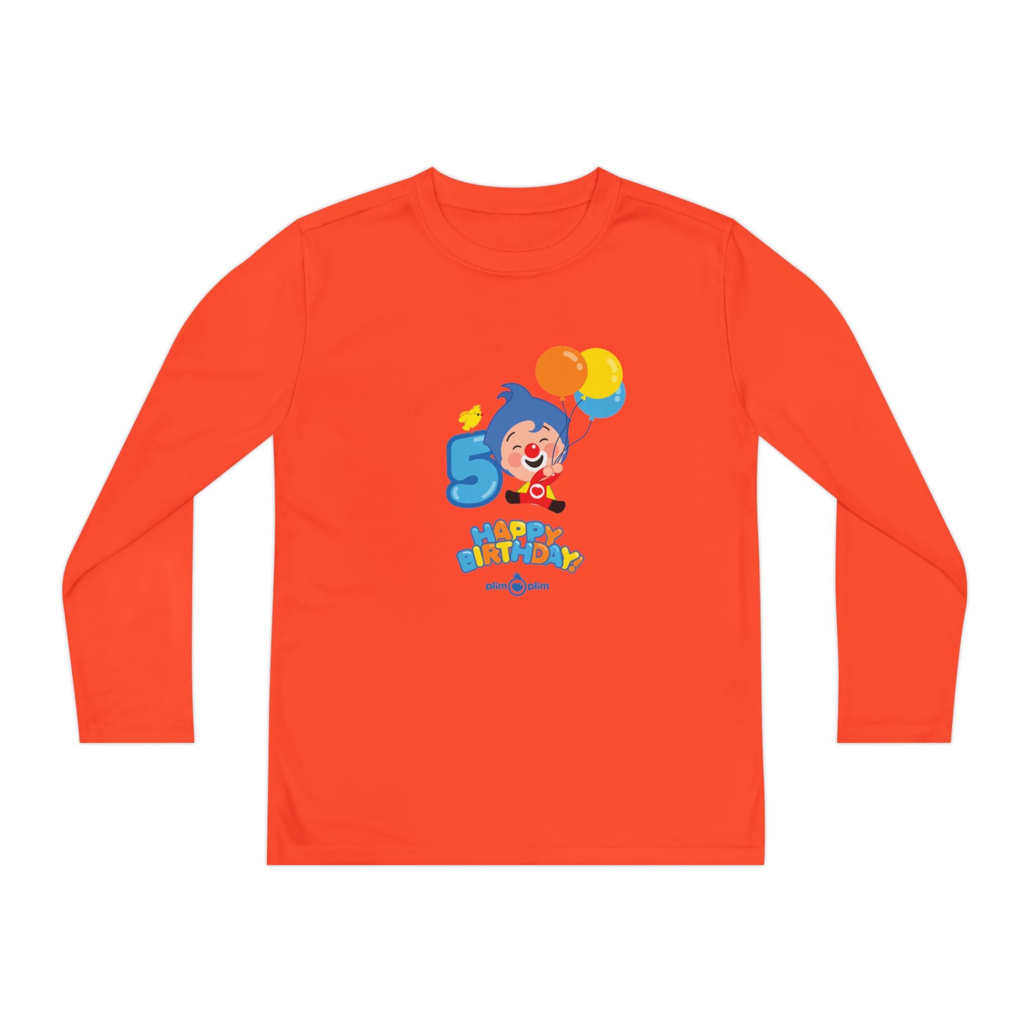 Plim Plim Camiseta Juvenil Manga Larga Cumple 5