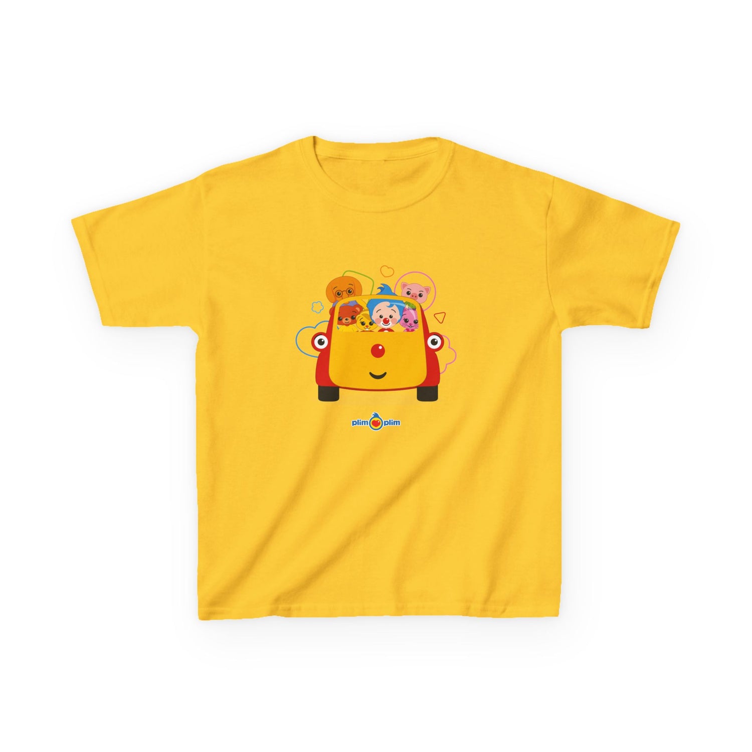 Plim Plim Camiseta para Niños de Algodón Grueso Todos con Tuni