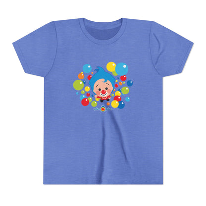 Plim Plim Camiseta Juvenil de Manga Corta Burbujas